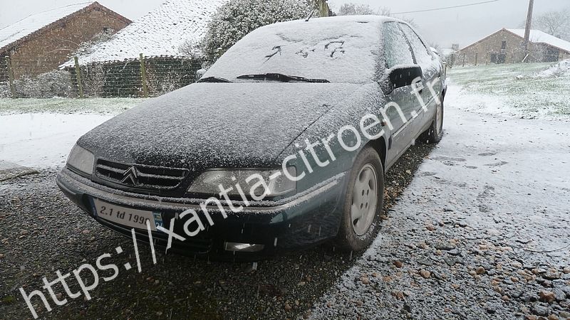 citroen xantia 2.1TD exclusive sous la neige