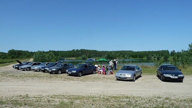 les Xantia avec vue sur le lac